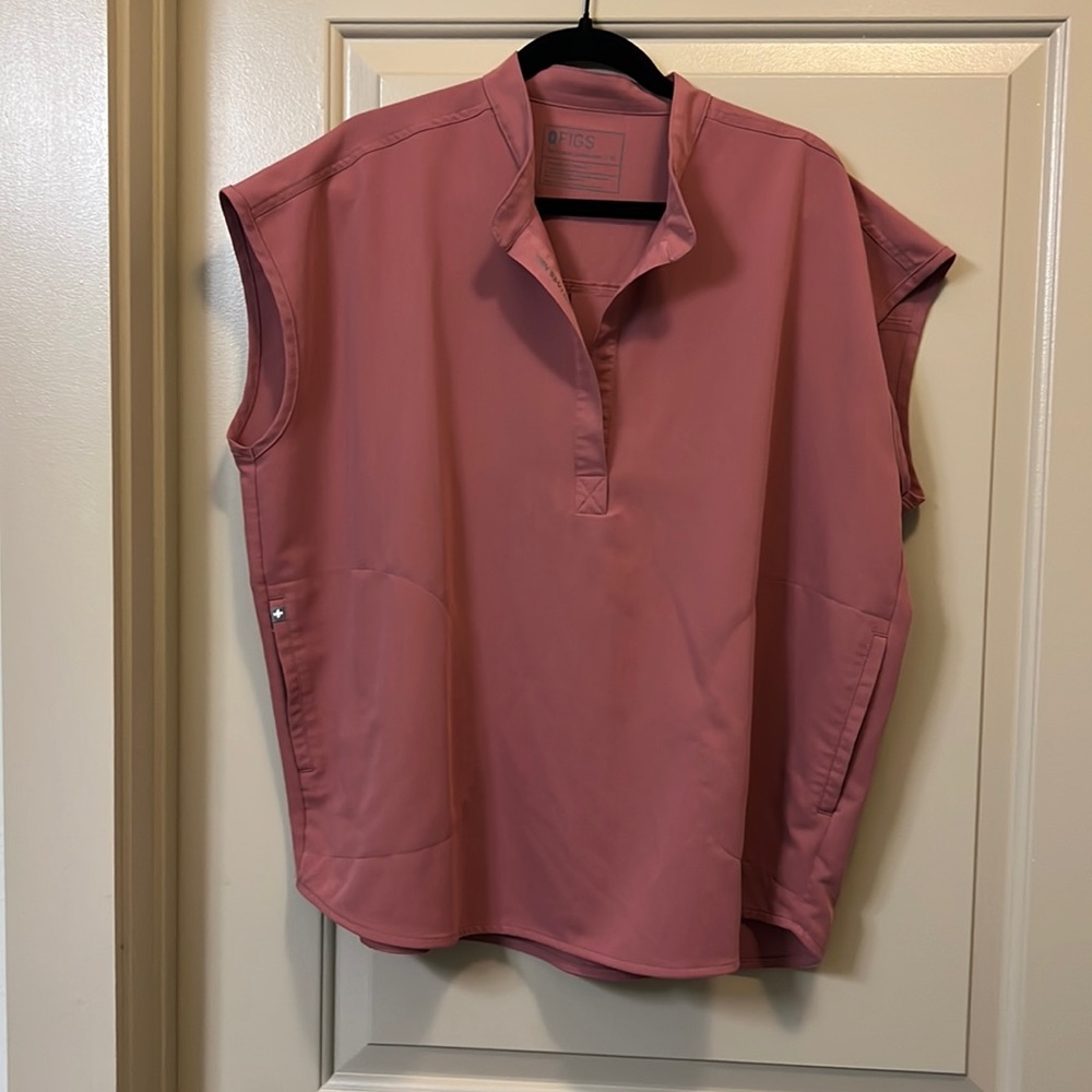 Figs Rafaela top Mauve XL